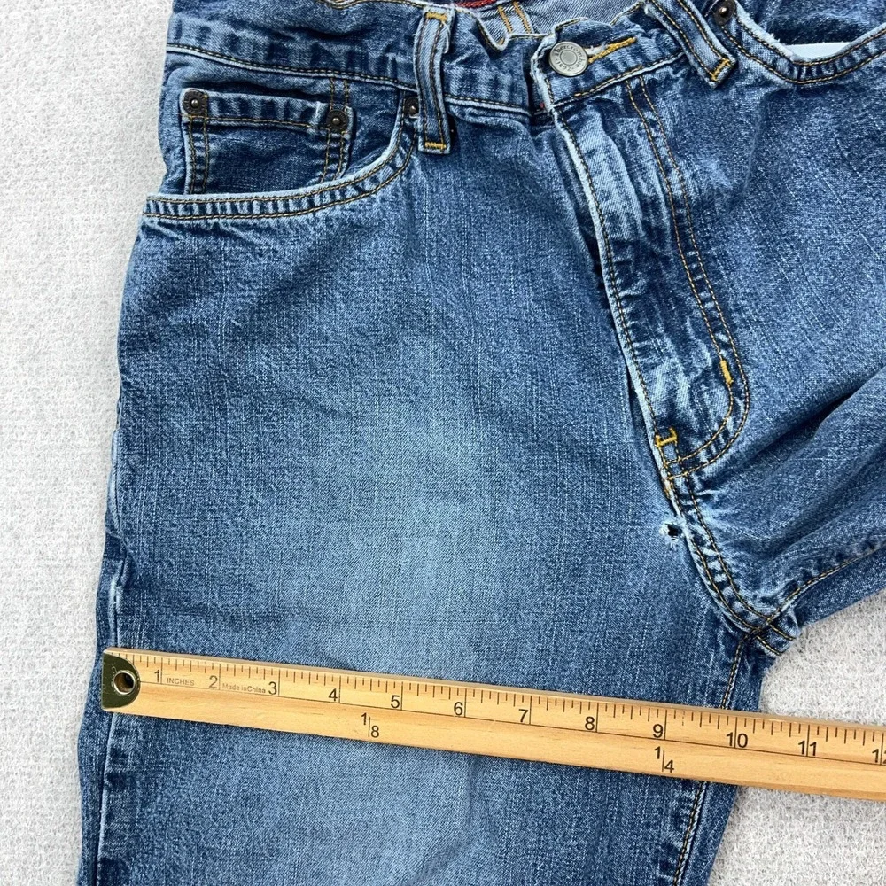 Vintage Y2K Abercrombie & Fitch Jeans Boys 12 Bootcut Baggy Youth 26x22 *